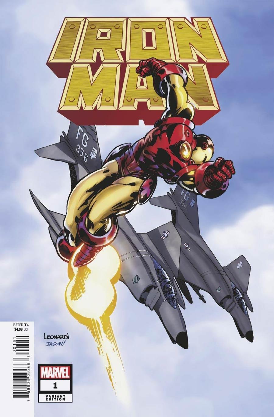 Iron Man Vol 6 #1 Cover I Incentive Rick Leonardi Hidden Gem Variant Cover