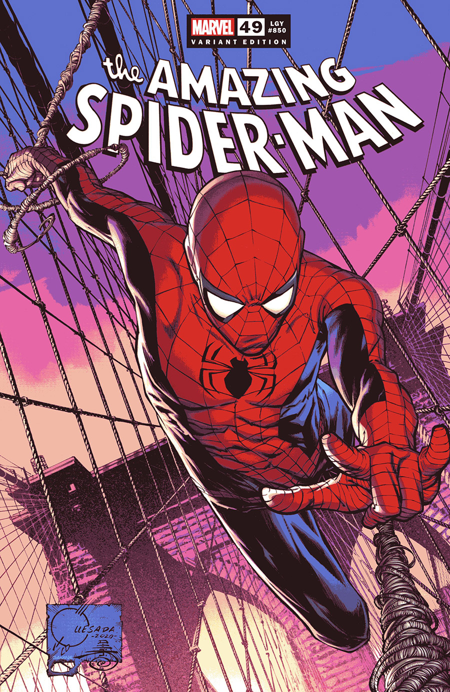 Amazing Spider-Man Vol 5 #49 Cover O Incentive Joe Quesada Variant Cover (#850)