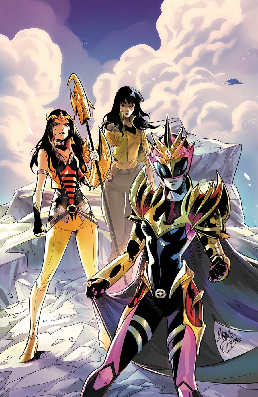 Power Rangers Drakkon New Dawn #2 Cover C Incentive Dan Mora Color Variant Cover