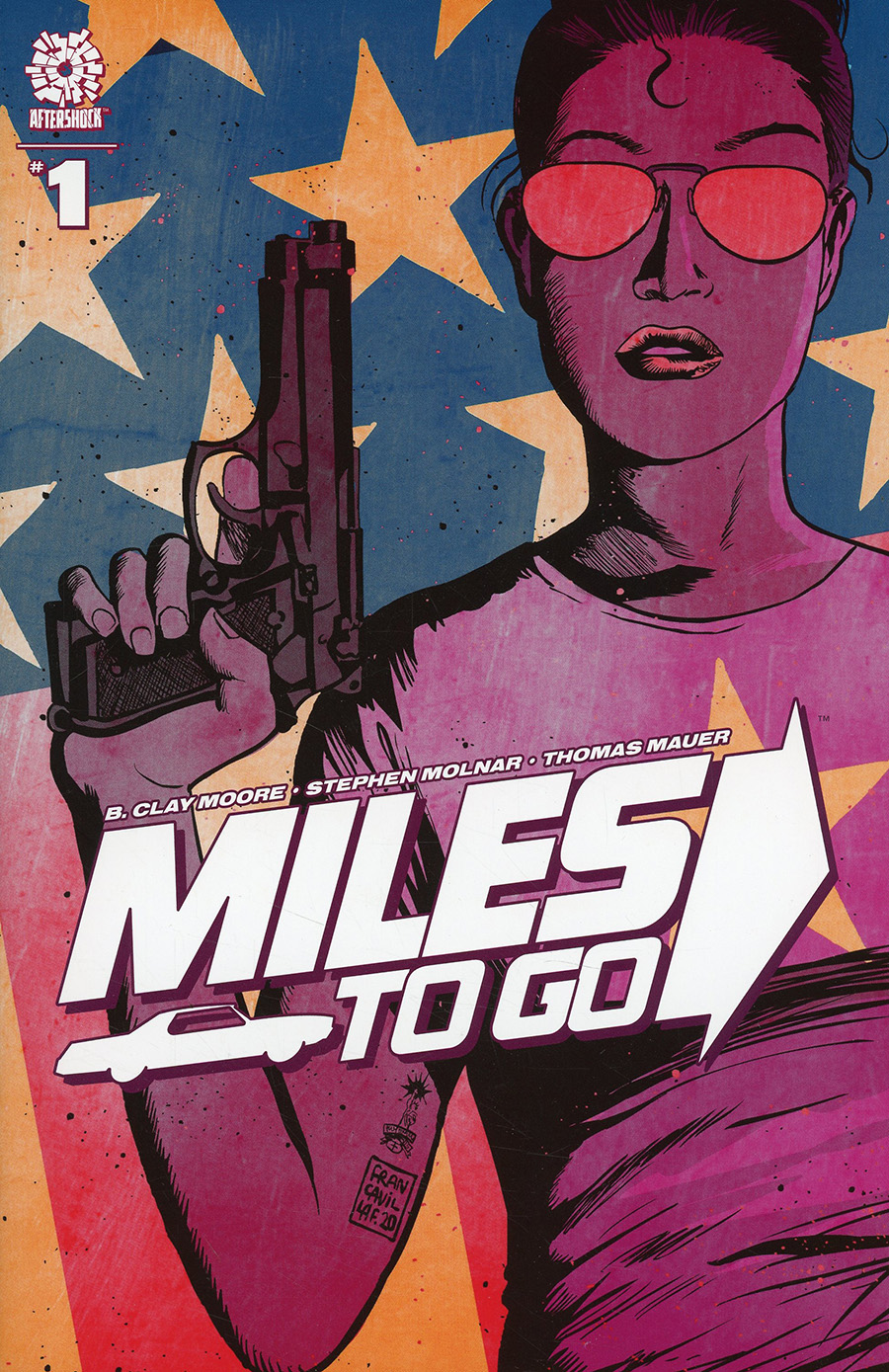 Miles To Go #1 Cover B Incentive Francesco Francavilla Variant Cover