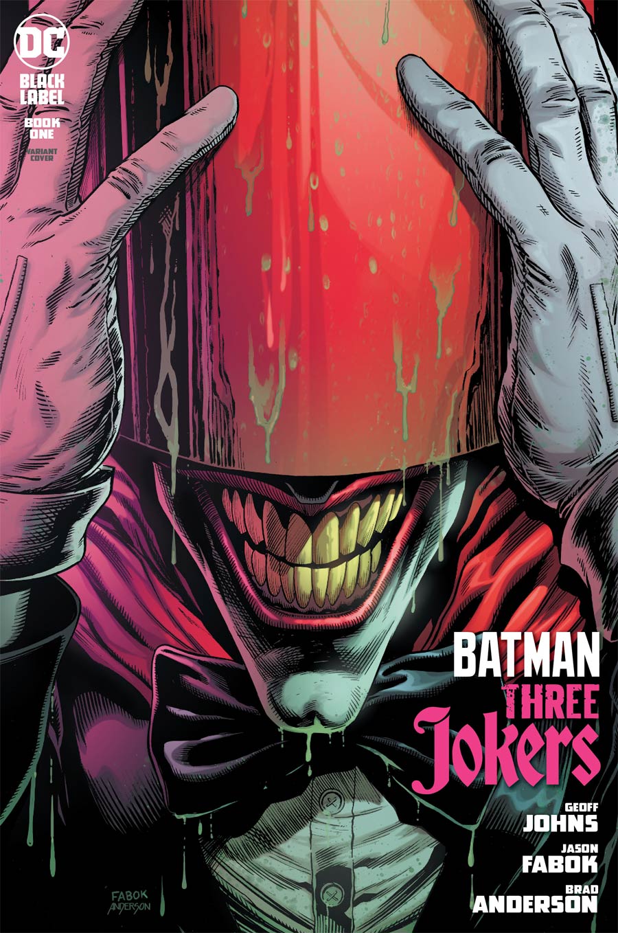 Batman Three Jokers #1 Premium Variant A Jason Fabok Red Hood Cover