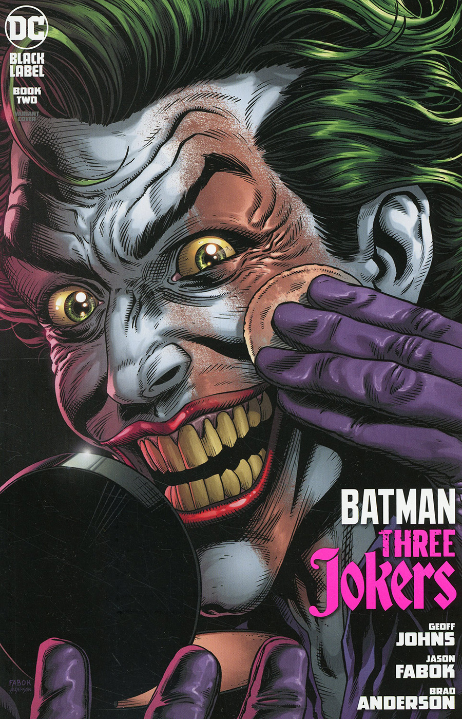 Batman Three Jokers #2 Premium Variant F Jason Fabok Applying Makeup Cover