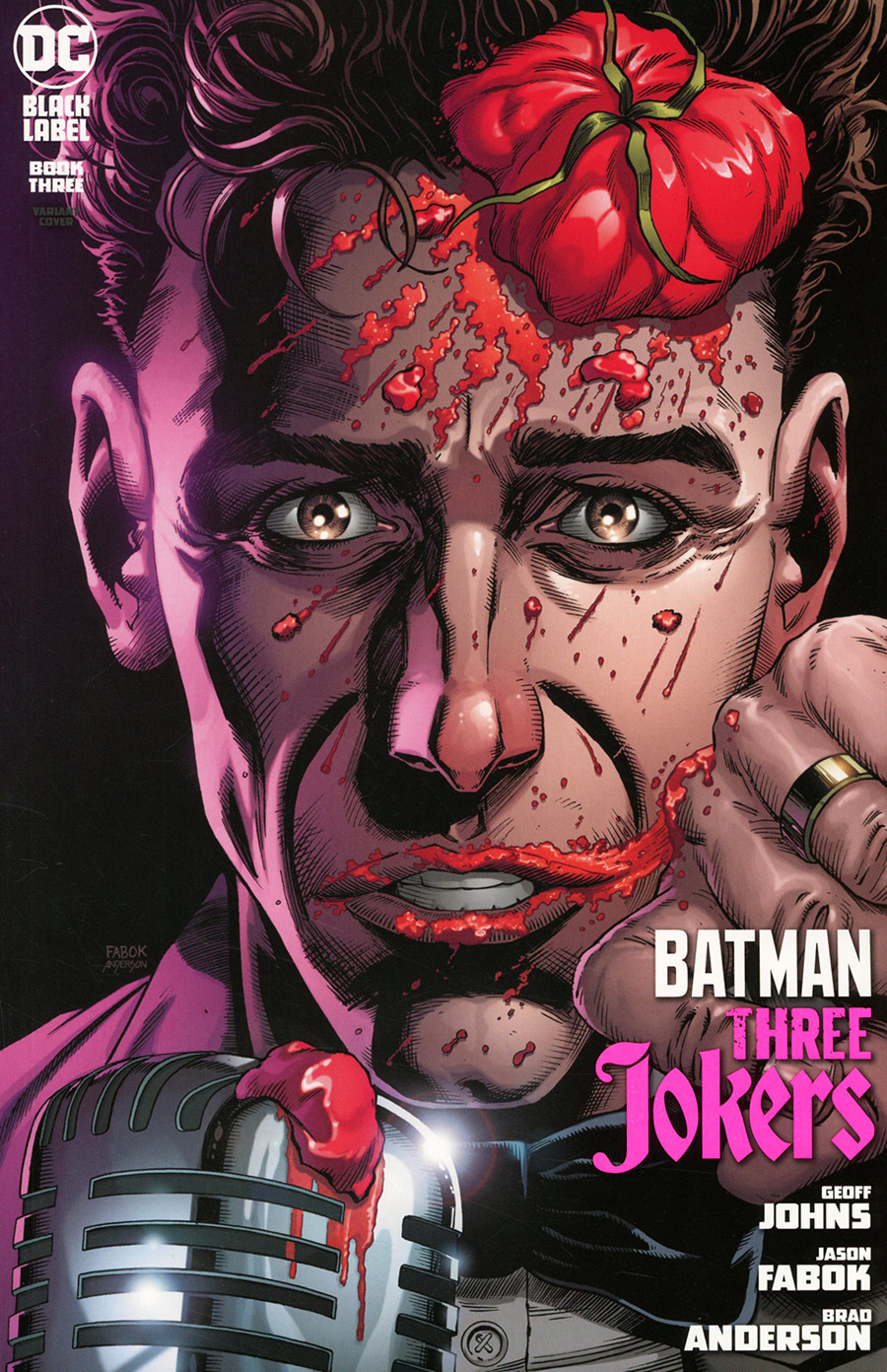 Batman Three Jokers #3 Premium Variant H Jason Fabok Stand-Up Comedian Cover