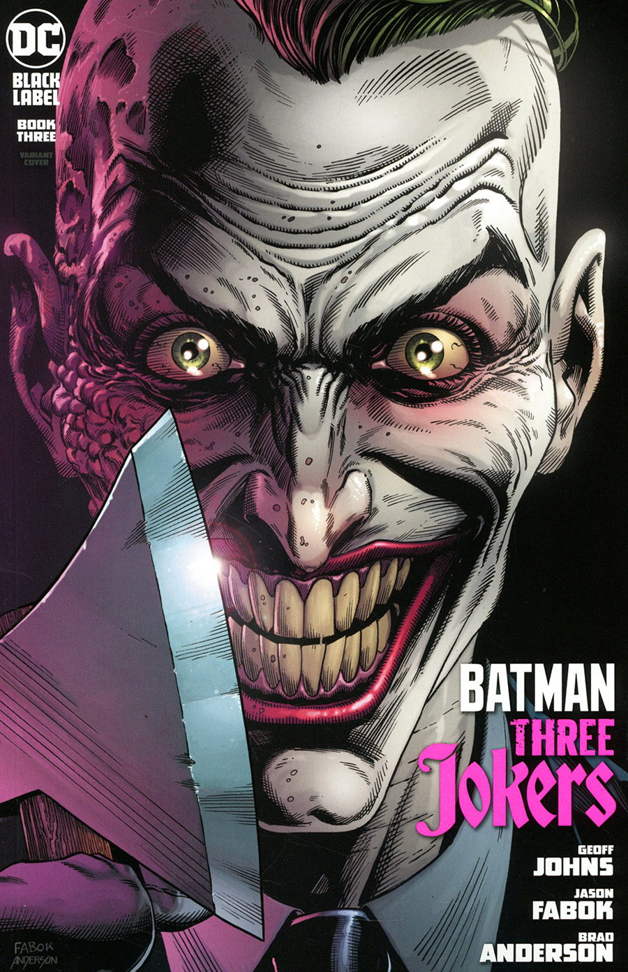 Batman Three Jokers #3 Premium Variant I Jason Fabok Endgame Mohawk Cover