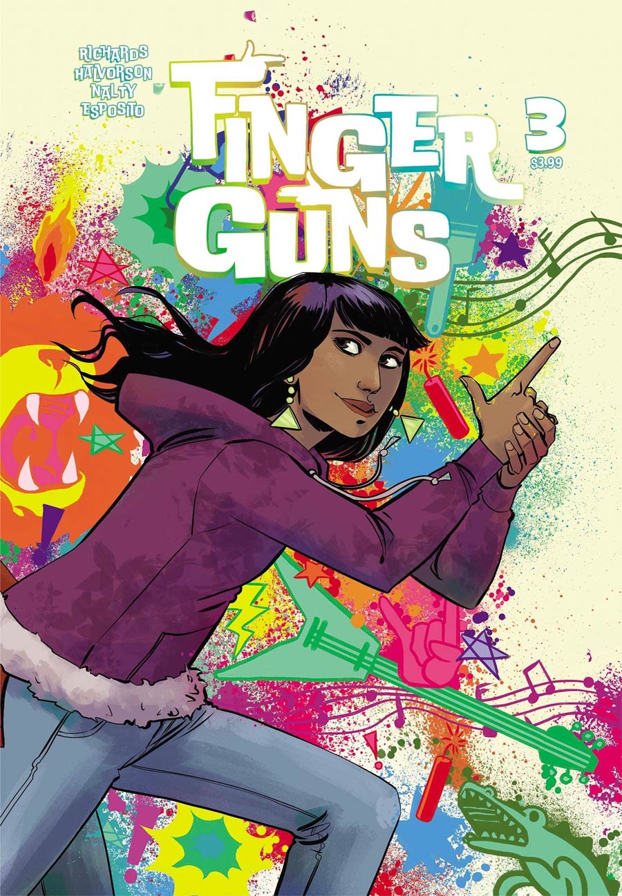 Finger Guns #3 Cover B Variant Jen Hickman Cover