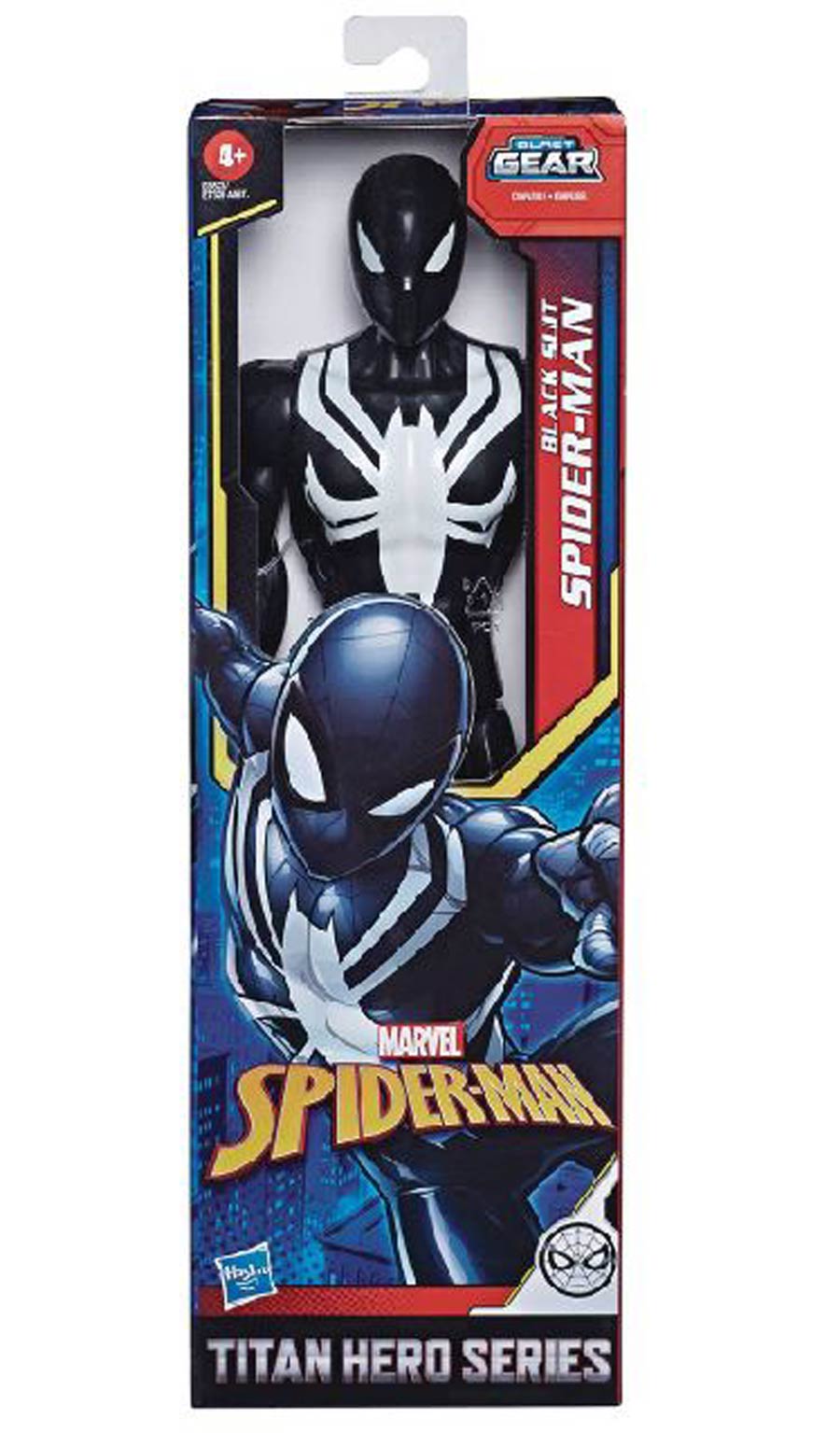 Spider-Man Titan Hero Web Warriors 12-Inch Action Figure 202001 - Black Suit Spider-Man