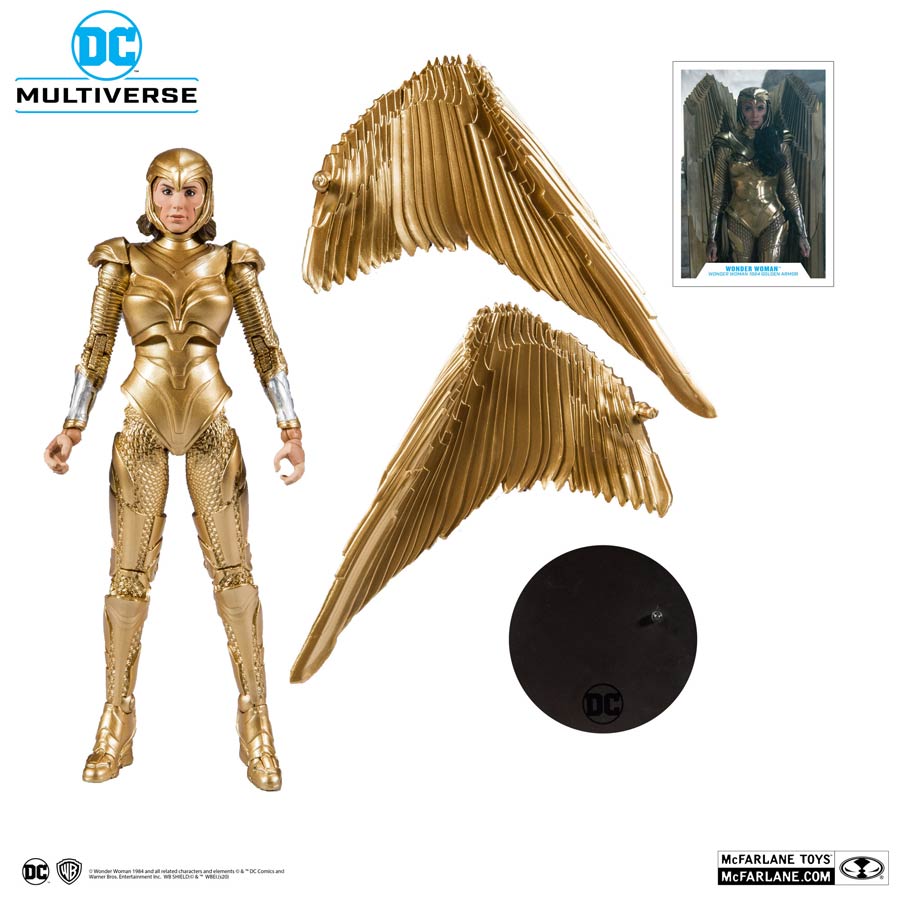 DC Multiverse Wonder Woman 1984 Wonder Woman Gold Armor 7-Inch Scale Action Figure