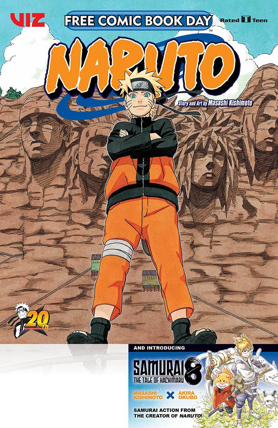 Naruto / Samurai 8 Viz Manga Sampler FCBD 2020