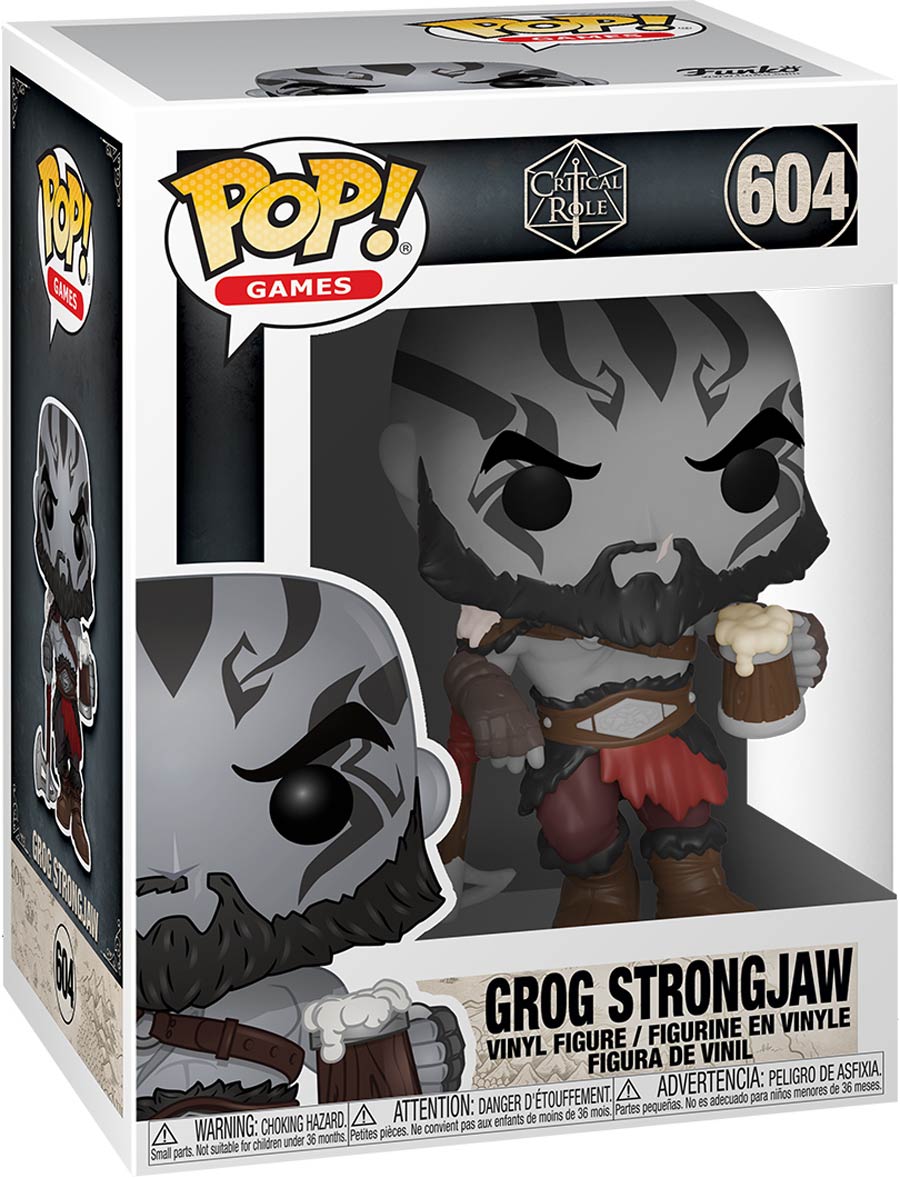 POP Games Vox Machina Grog Strongjaw Vinyl Figure