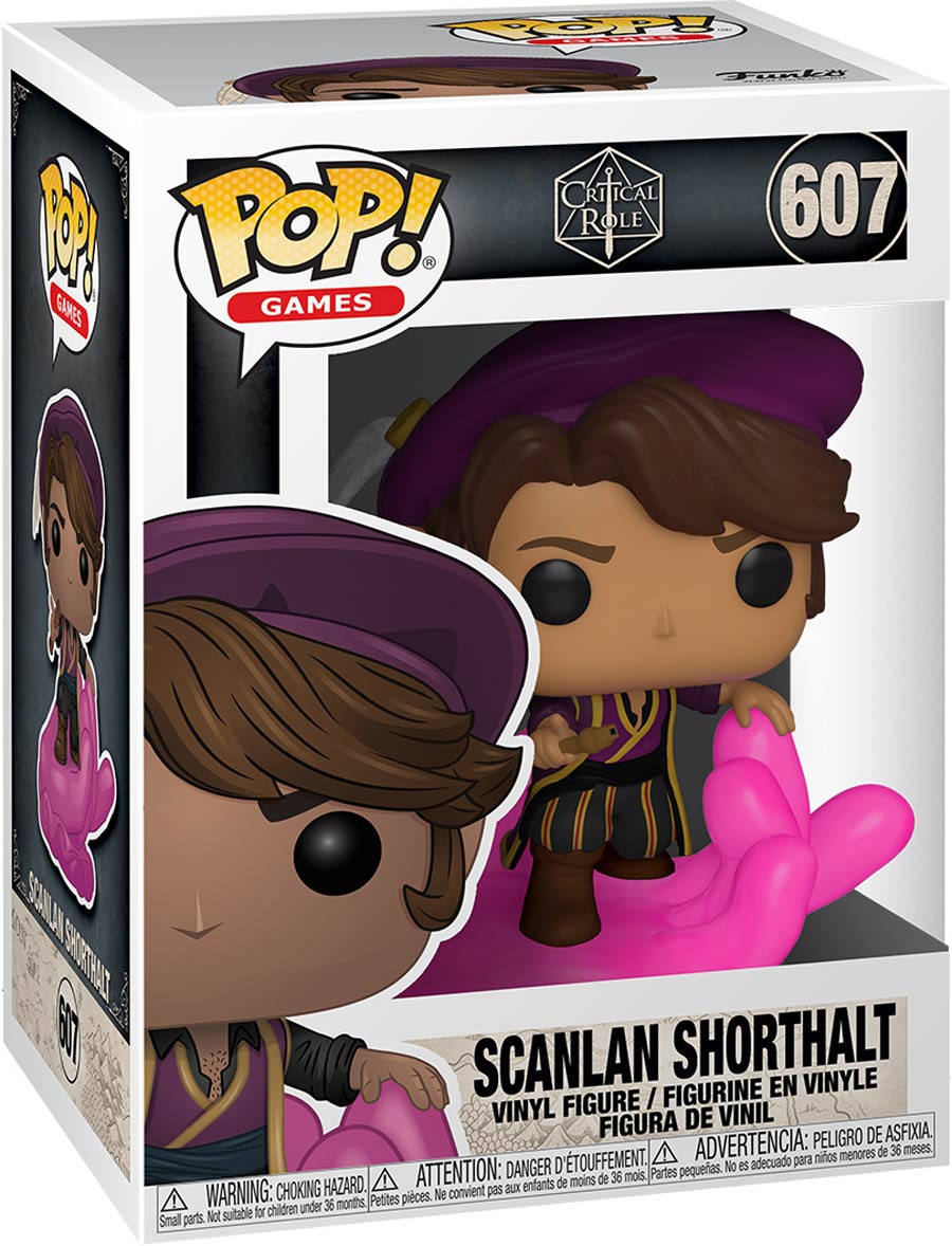 POP Games Vox Machina Scanlan Shorthalt Vinyl Figure