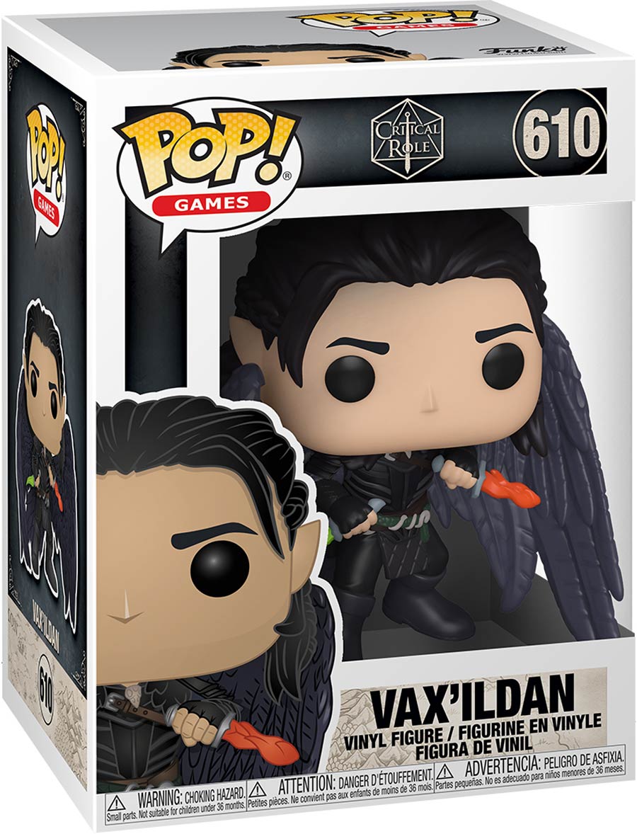 POP Games Vox Machina Vax Ildan Vinyl Figure