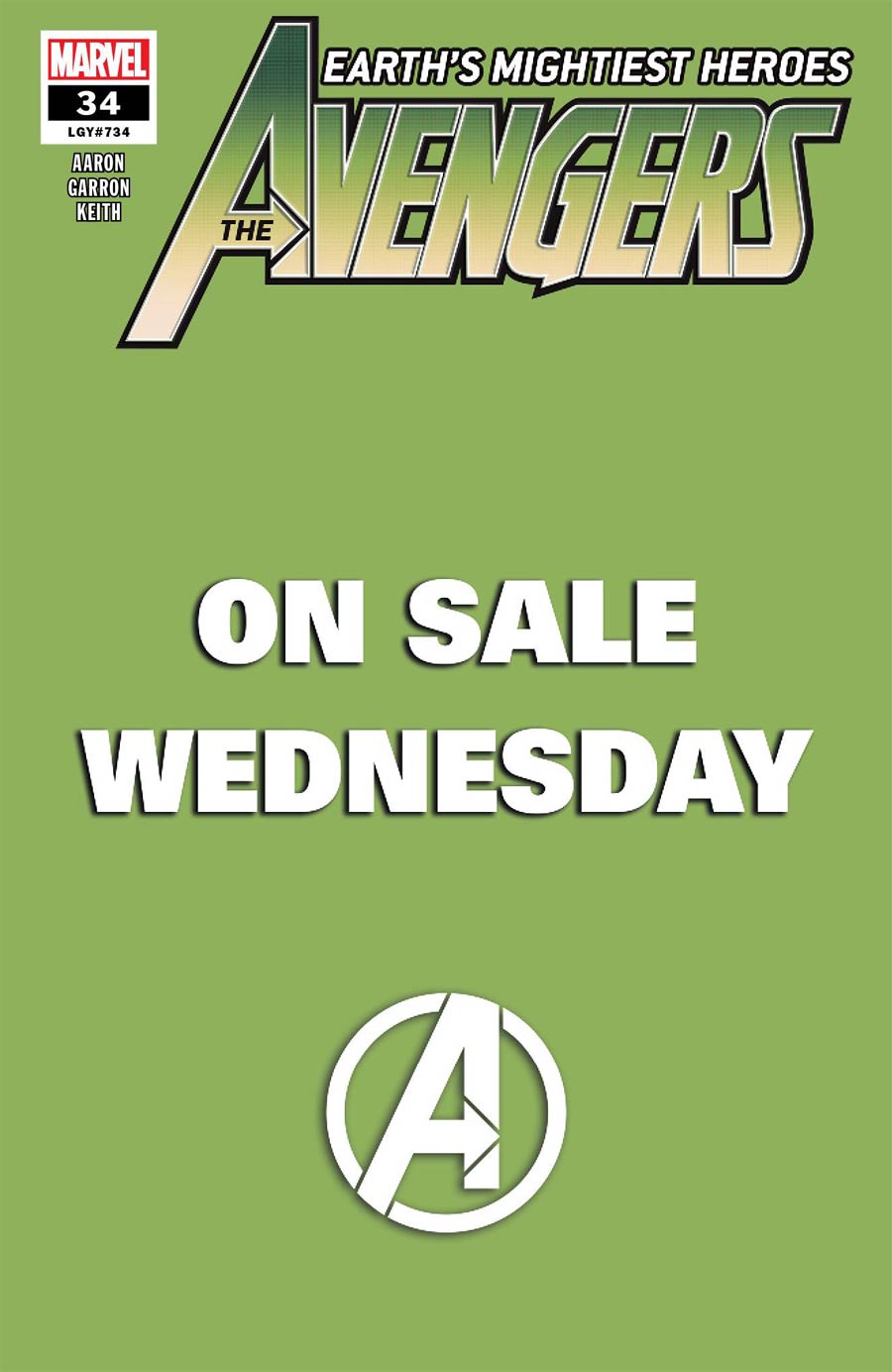 Avengers Vol 7 #34 Cover B Variant Marvel Wednesday Cover