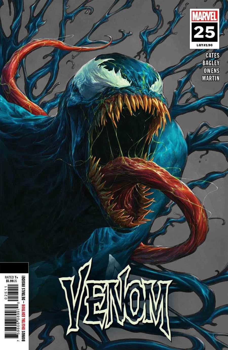 Venom Vol 4 #25 Cover P 2nd Ptg Dave Rapoza Variant Cover