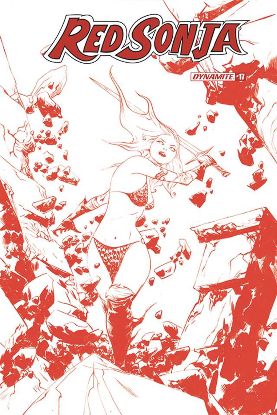 Red Sonja Vol 8 #17 Cover M Incentive Jae Lee Tint Cover