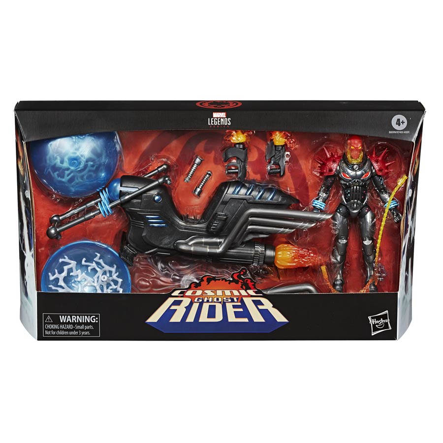 Marvel Legends 6-Inch Cosmic Ghost Rider Action Figure 3-Piece Solid Case