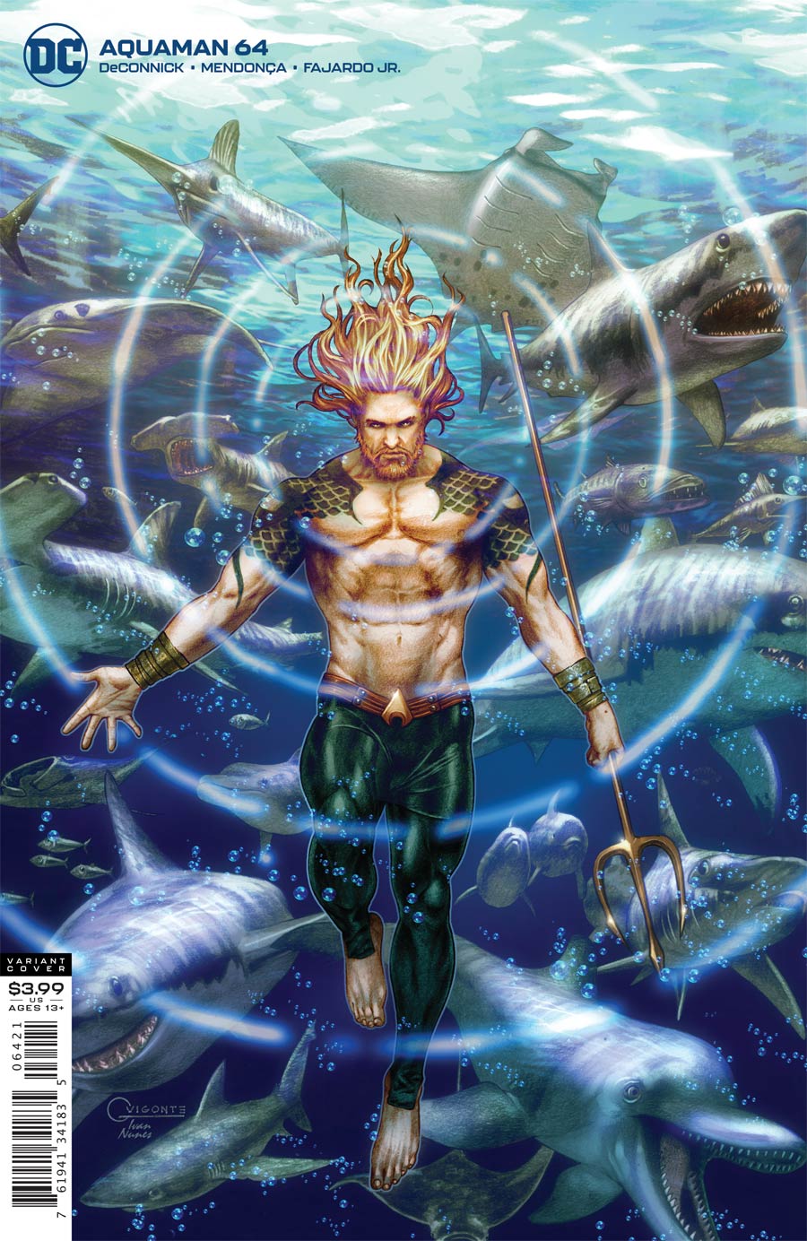 Aquaman Vol 6 #64 Cover B Variant Gilbert Vigonte Cover