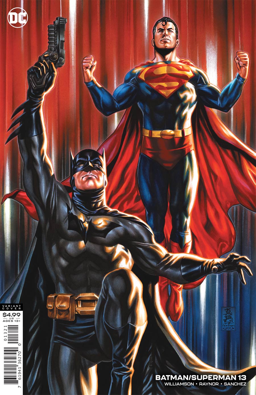 Batman Superman Vol 2 #13 Cover B Variant Mark Brooks Card Stock Cover