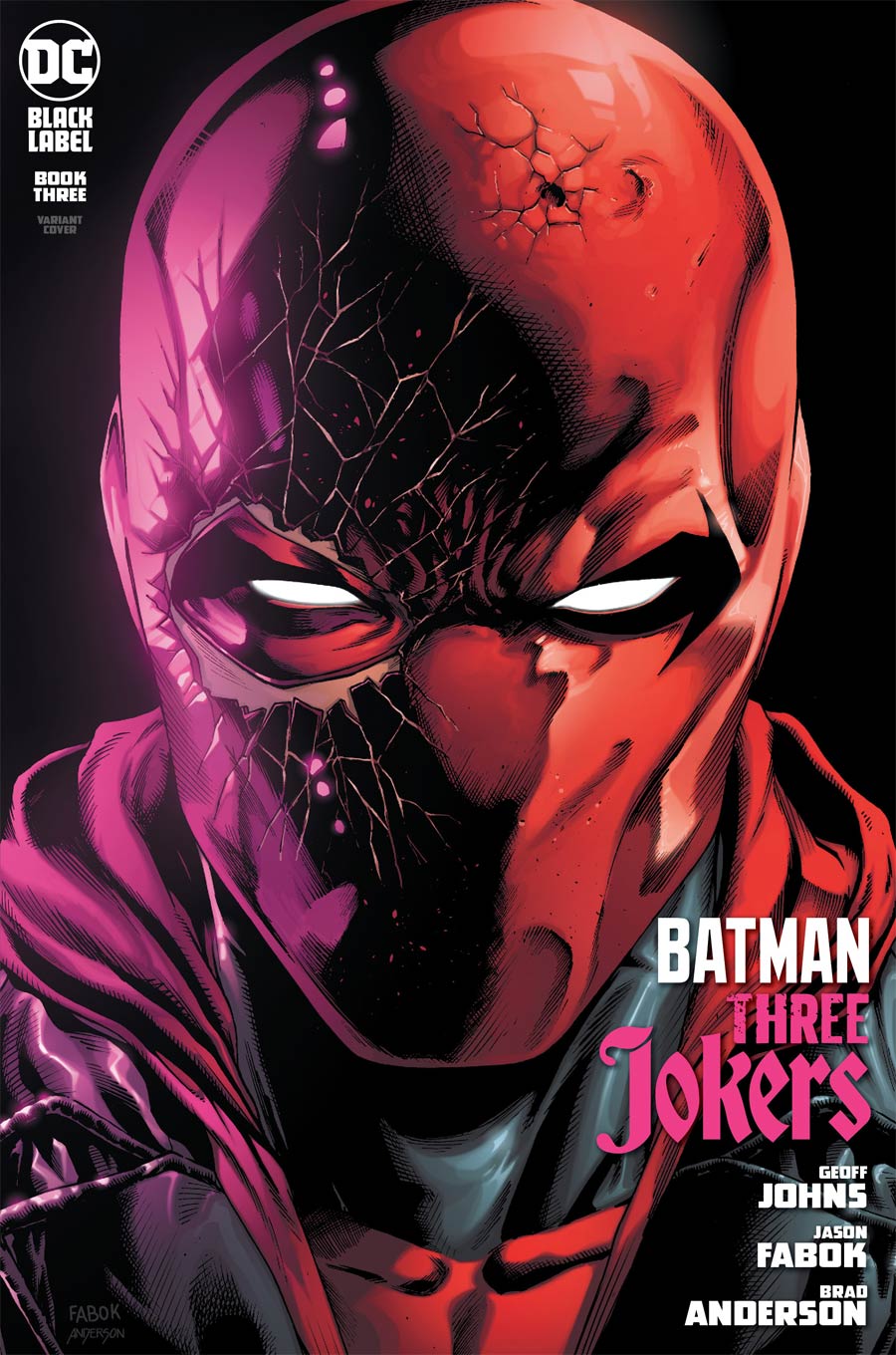 Batman Three Jokers #3 Cover B Variant Jason Fabok Red Hood Cover