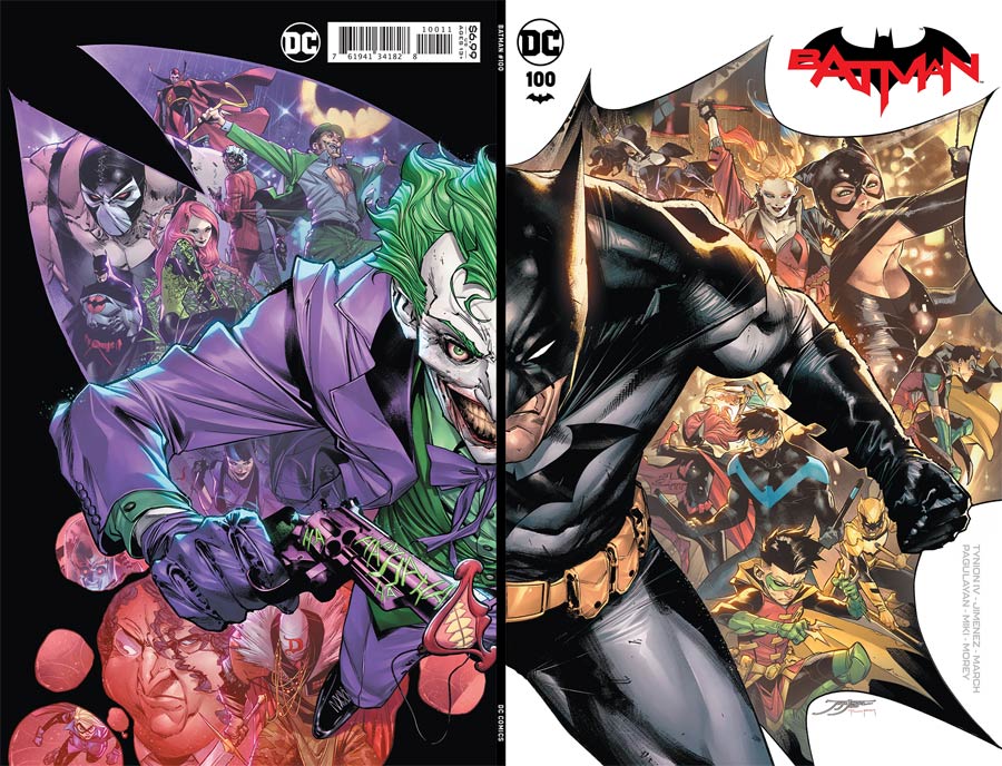 Batman Vol 3 #100 Cover A Regular Jorge Jimenez Wraparound Cover (Joker War Tie-In)