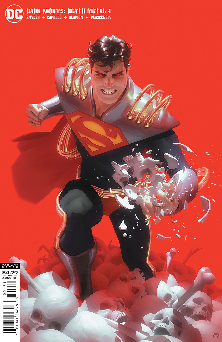 Dark Nights Death Metal #4 Cover C Variant Alex Garner Superboy-Prime Cover