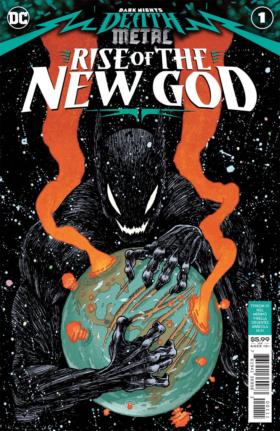 Dark Nights Death Metal Rise Of The New God One Shot Cover A Regular Ian Bertram Cover