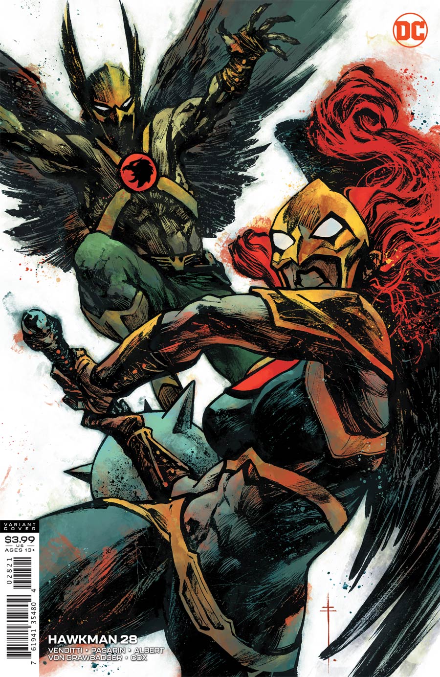 Hawkman Vol 5 #28 Cover B Variant Sebastian Fiumara Cover