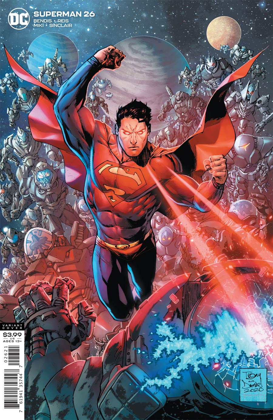 Superman Vol 6 #26 Cover B Variant Tony S Daniel Cover