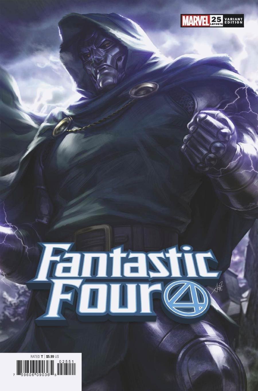 Fantastic Four Vol 6 #25 Cover D Variant Stanley Artgerm Lau Cover