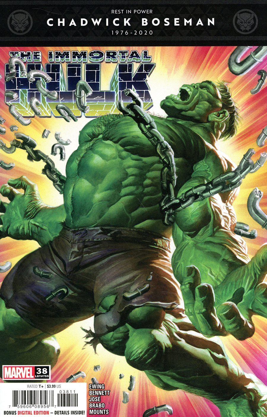 Immortal Hulk #38 Cover A Regular Alex Ross Cover