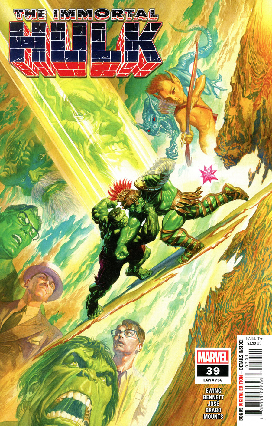 Immortal Hulk #39 Cover A Regular Alex Ross Cover