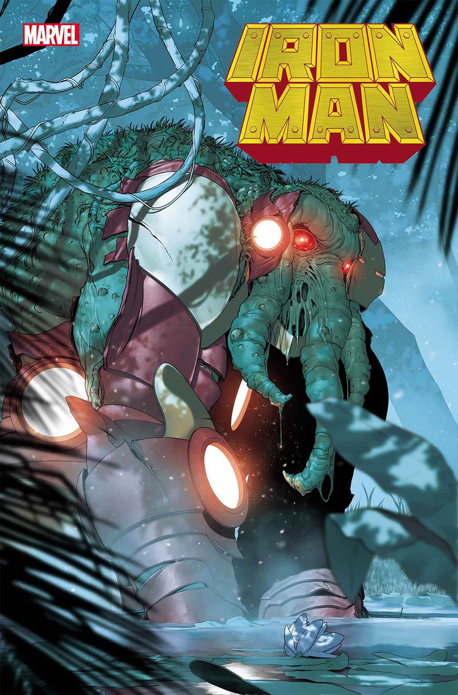 Iron Man Vol 6 #2 Cover B Variant Mattia De Iulus Iron Man-Thing Horror Cover