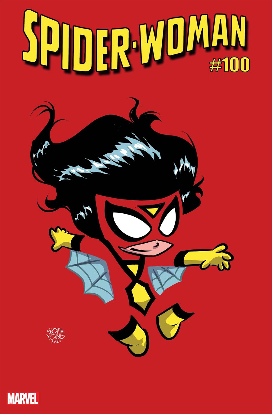 Spider-Woman Vol 7 #5 Cover G Variant Skottie Young Cover (#100)