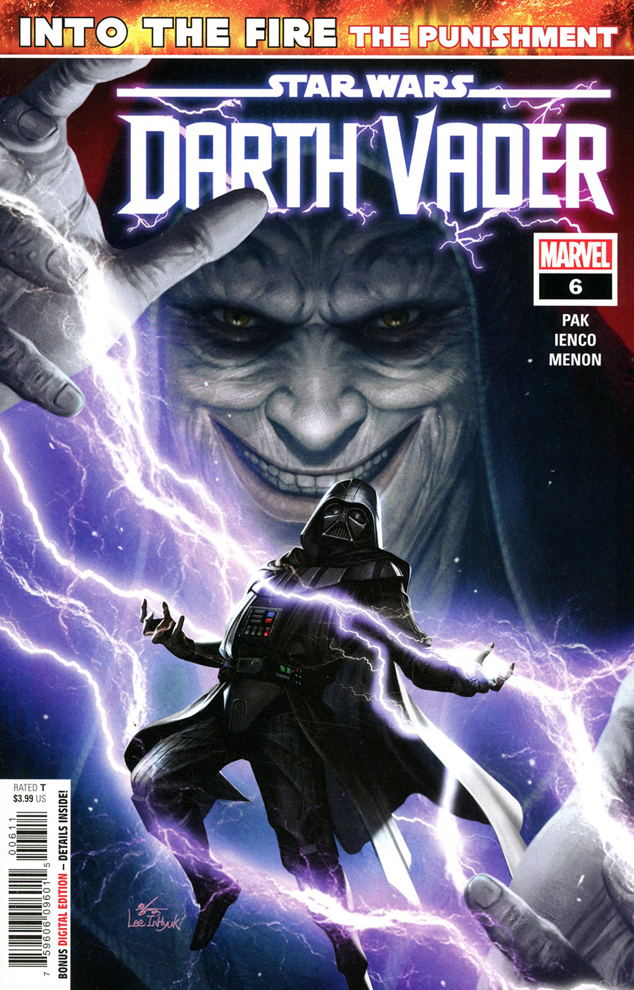 Star Wars Darth Vader #6 Cover A 1st Ptg Regular Inhyuk Lee Cover