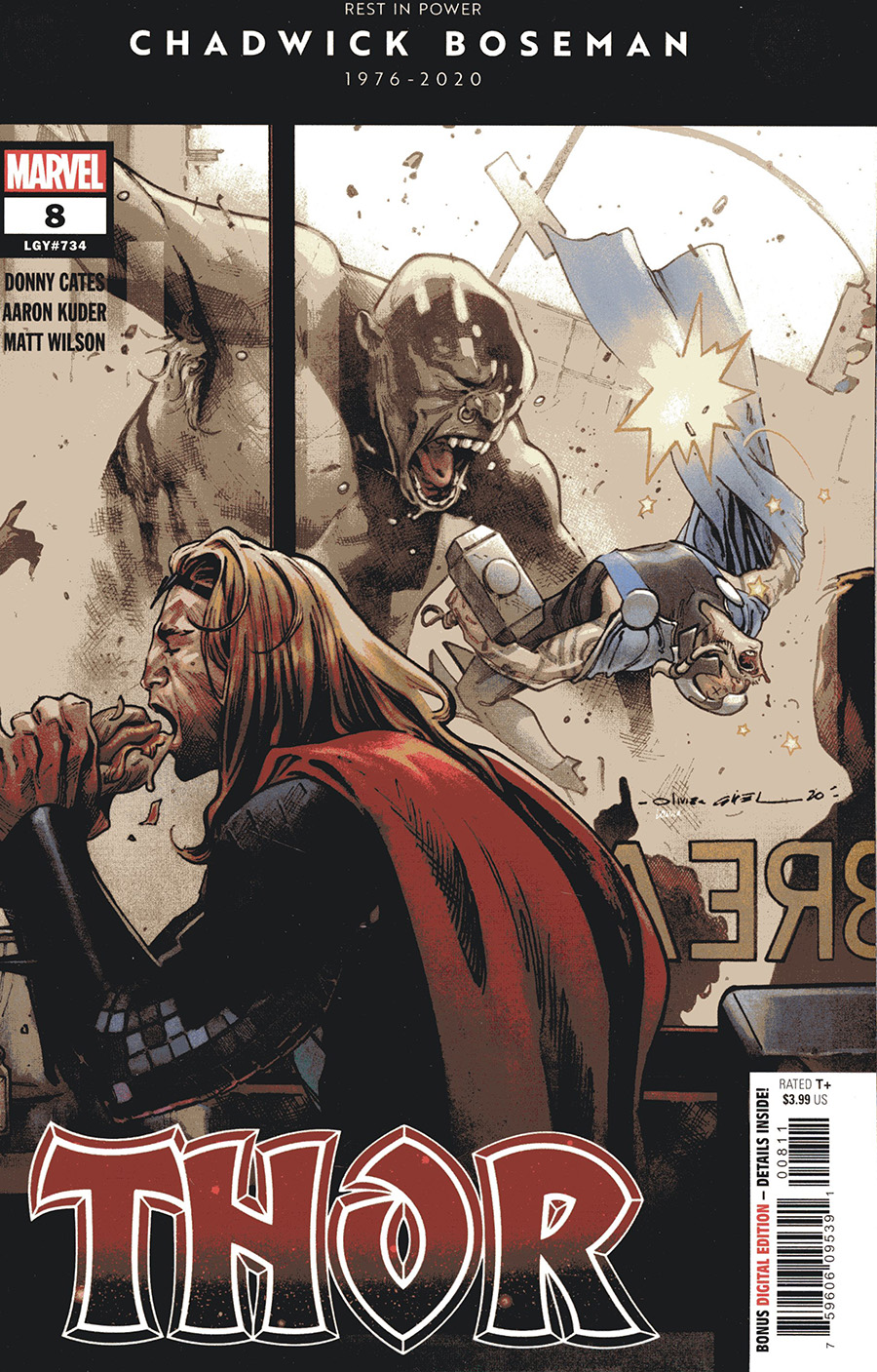 Thor Vol 6 #8 Cover A 1st Ptg Regular Olivier Coipel Cover