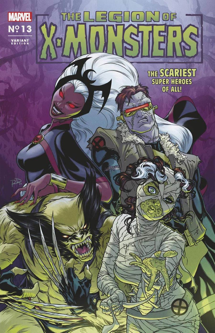 X-Men Vol 5 #13 Cover C Variant Russell Dauterman Legion Of X-Monsters Horror Cover (X Of Swords Part 10)