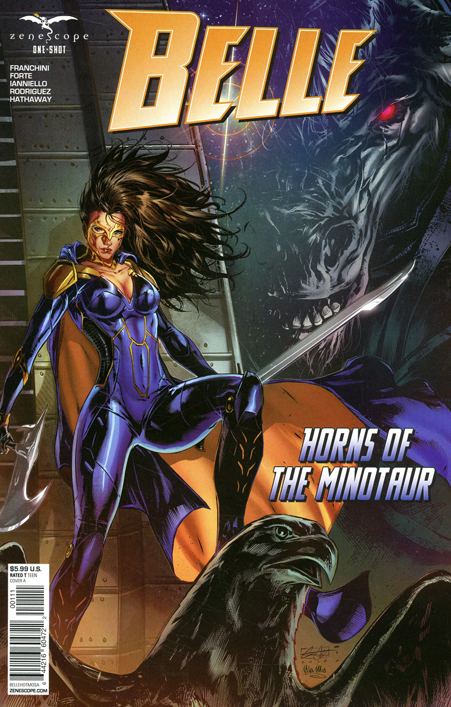 Grimm Fairy Tales Presents Belle Horns Of The Minotaur One Shot Cover A Caanan White