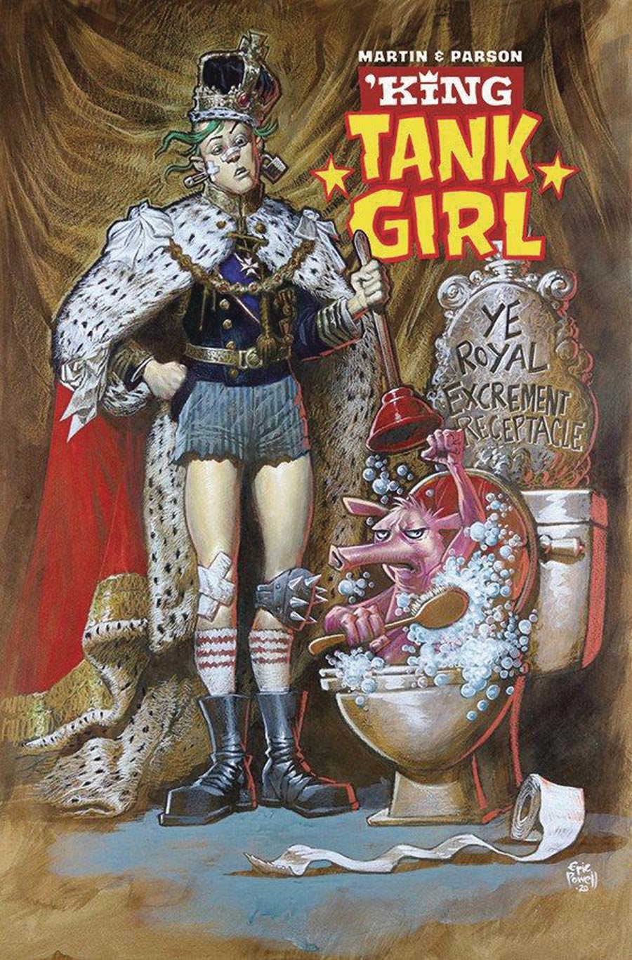 King Tank Girl #1 Cover B Variant Eric Powell Cardstock Cover