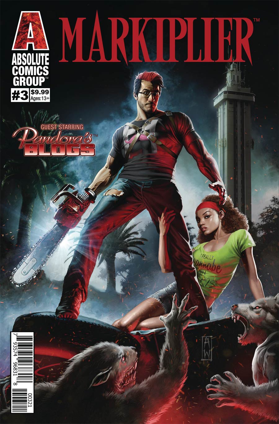 Markiplier #3 Cover B Variant Admira Wijaya Army Of Darkness Parody Cover