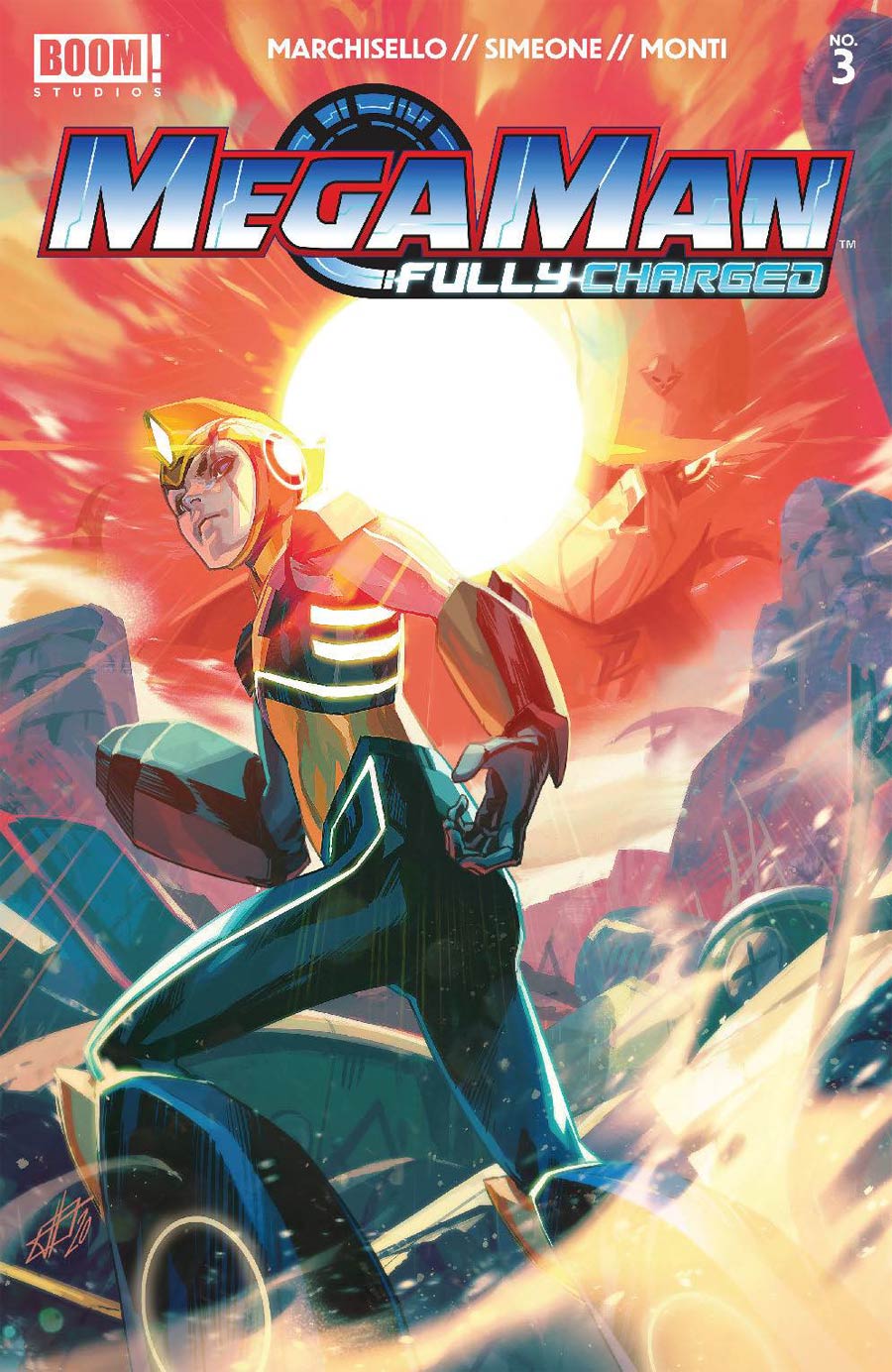 Mega Man Fully Charged #3 Cover A Regular Toni Infante Cover
