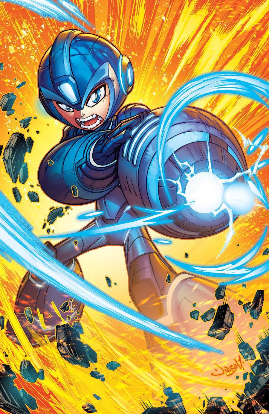 Mega Man Fully Charged #3 Cover B Variant Jonboy Meyers Cover