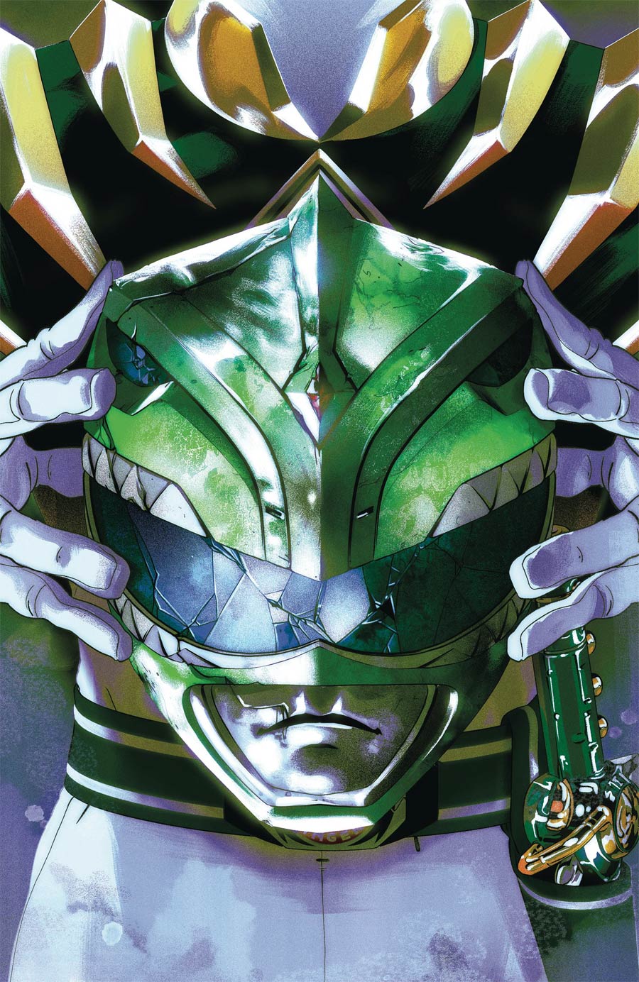 Mighty Morphin Power Rangers (BOOM Studios) #55 Cover B Variant Goni Montes Foil Cover