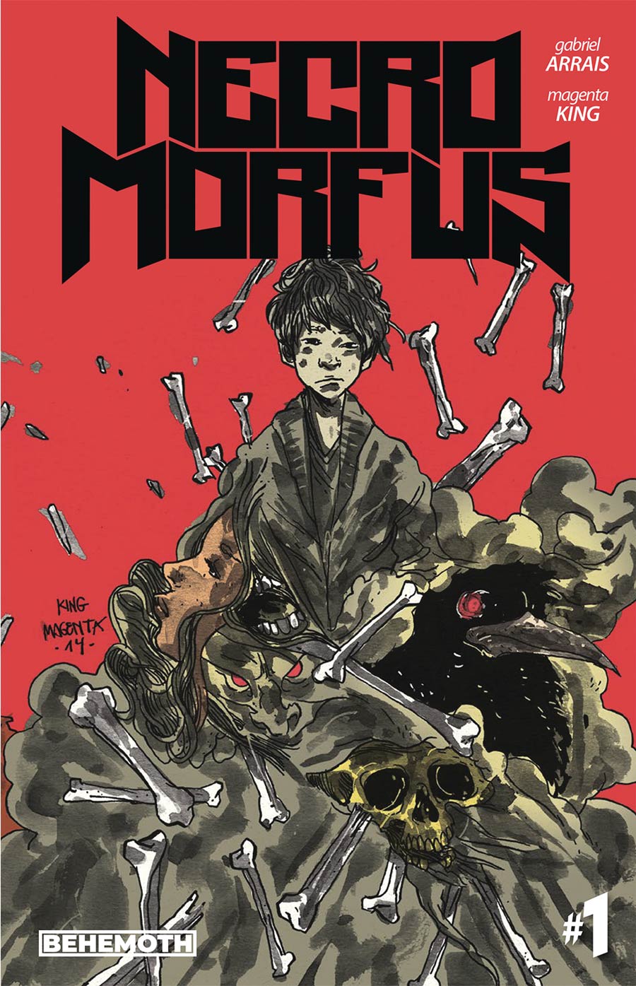 Necromorfus #1 Cover B Variant Magenta King Homage Cover