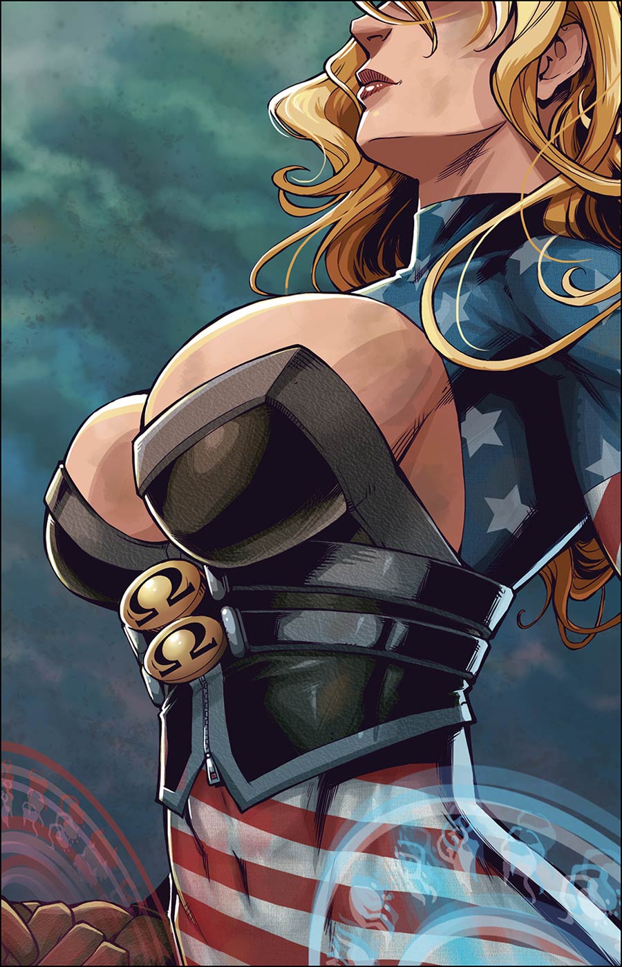 Patriotika #3 Cover B Variant Canaan White Cover