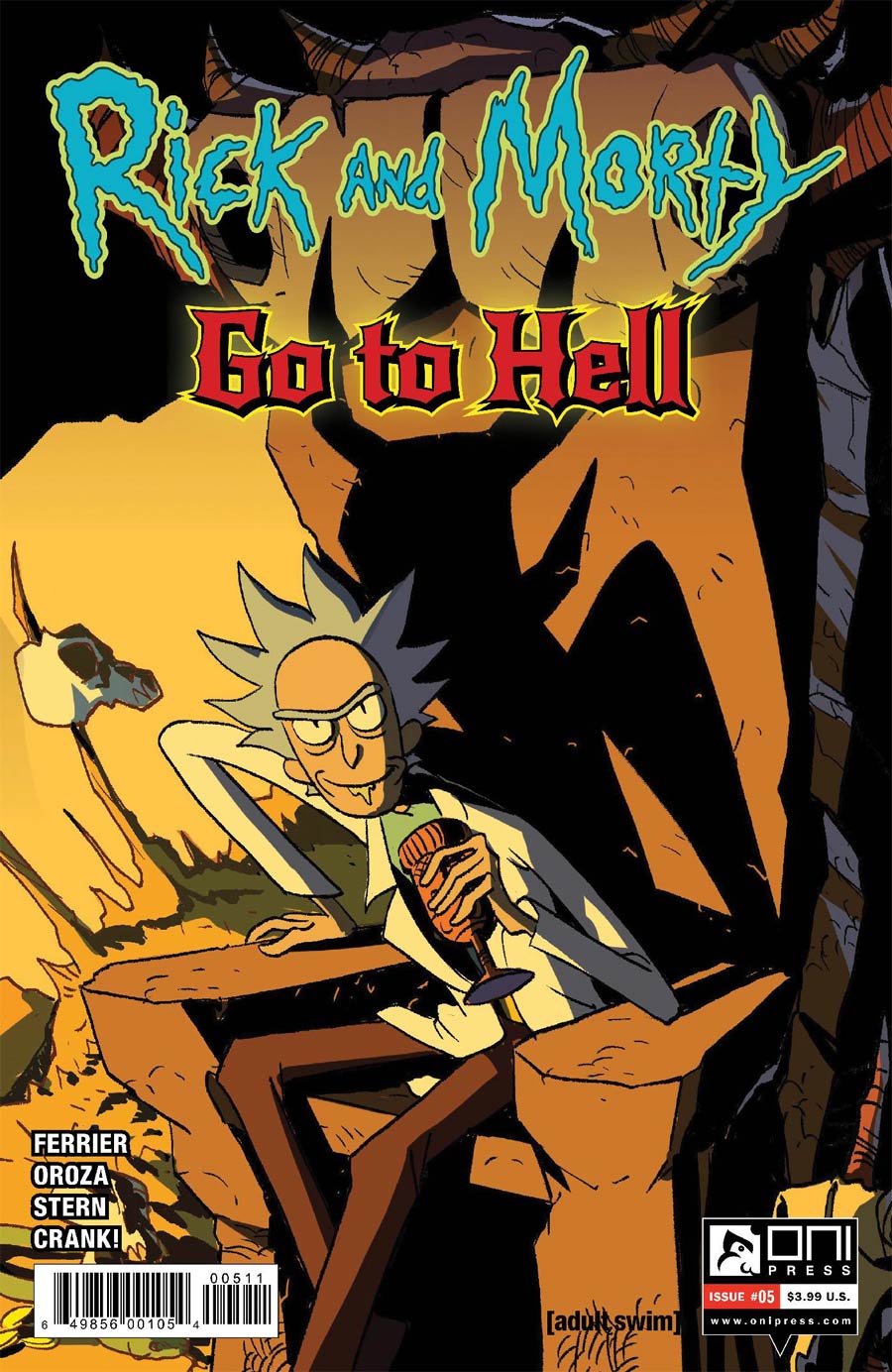 Rick And Morty Go To Hell #5 Cover A Regular Constanza Oroza Cover