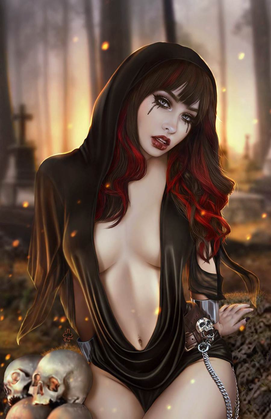 Grimm Fairy Tales Presents Grimm Tales Of Terror Quarterly #2 2020 Halloween Special Cover C Nelly Jimenez