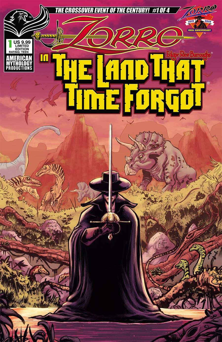 Zorro In The Land That Time Forgot #1 Cover C Limited Edition Alessandro Ranaldi Variant Cover