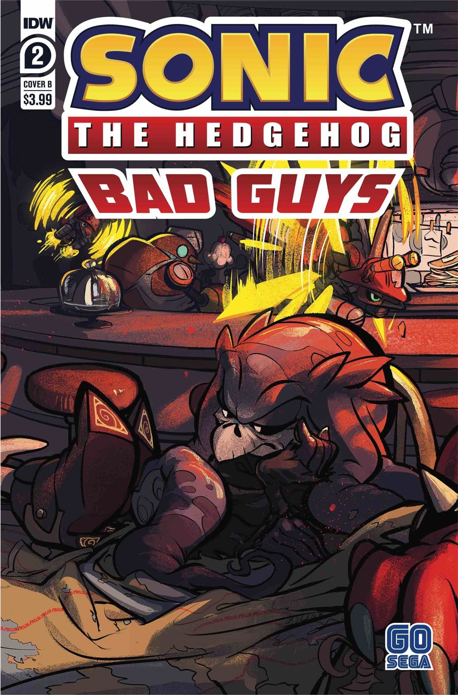 Sonic The Hedgehog Bad Guys #2 Cover B Variant Diana Skelly Cover