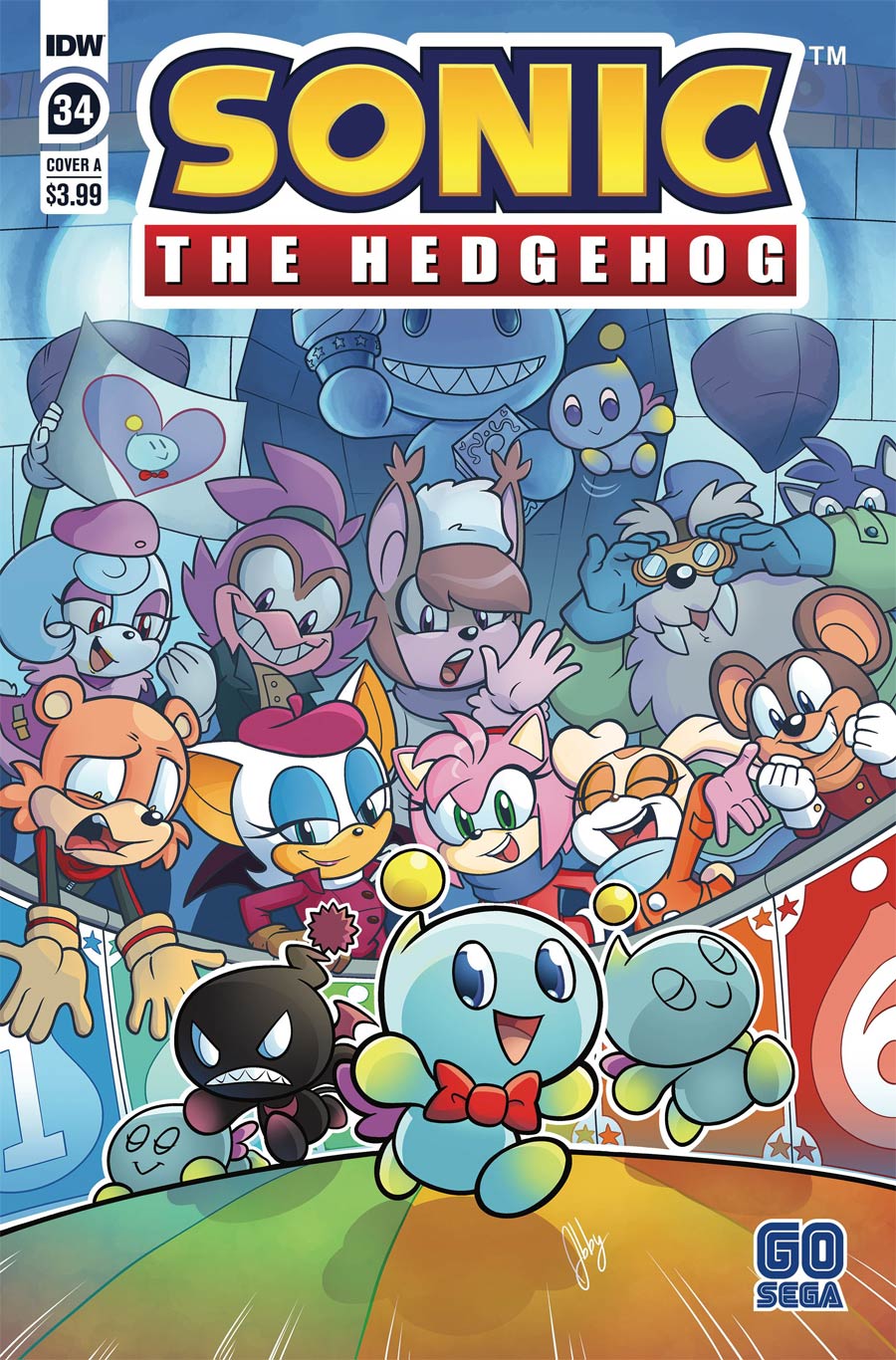 Sonic The Hedgehog Vol 3 #34 Cover A Regular Abby Bulmer Cover
