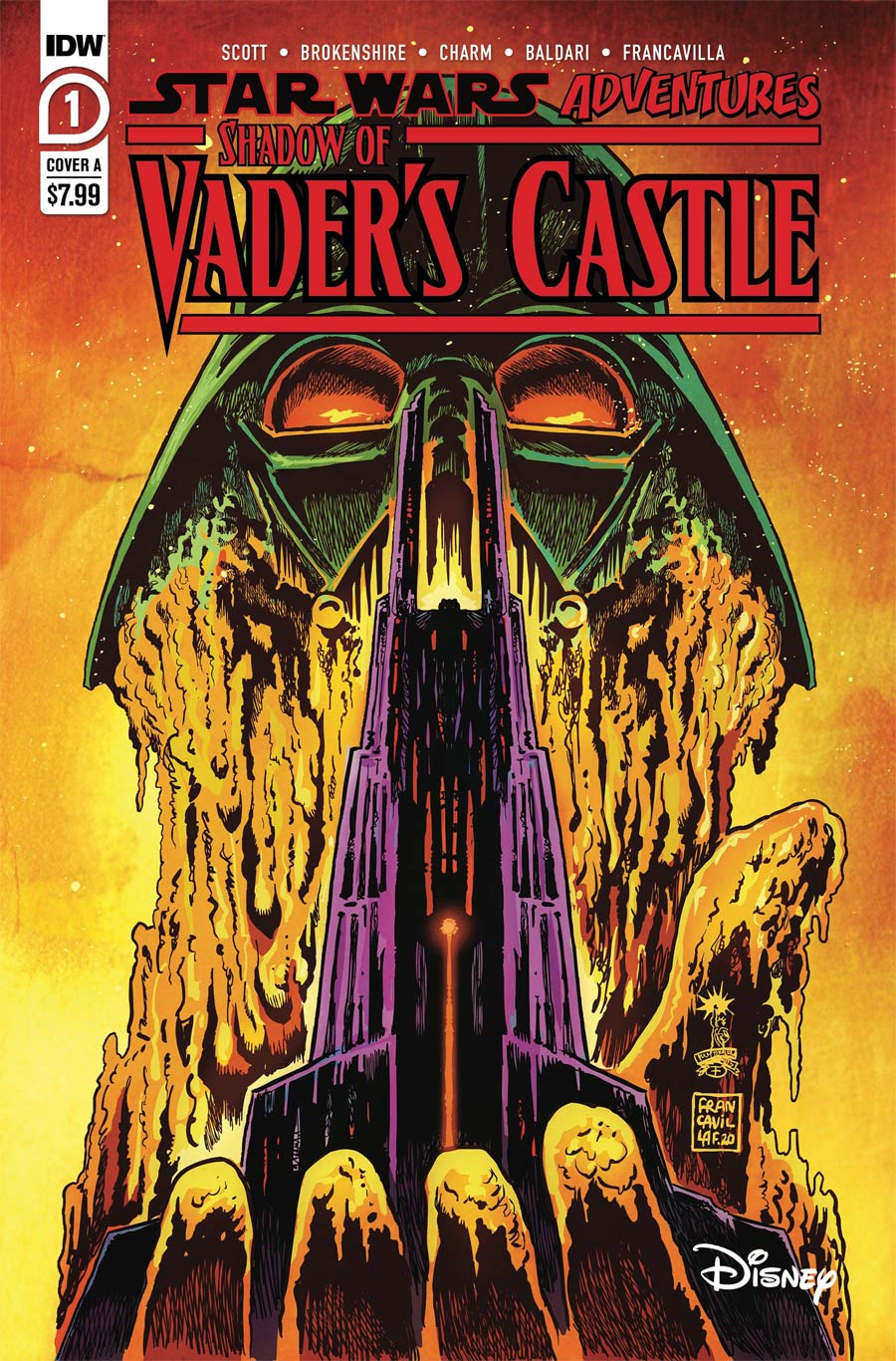 Star Wars Adventures Shadow Of Vaders Castle Cover A Regular Francesco Francavilla Cover