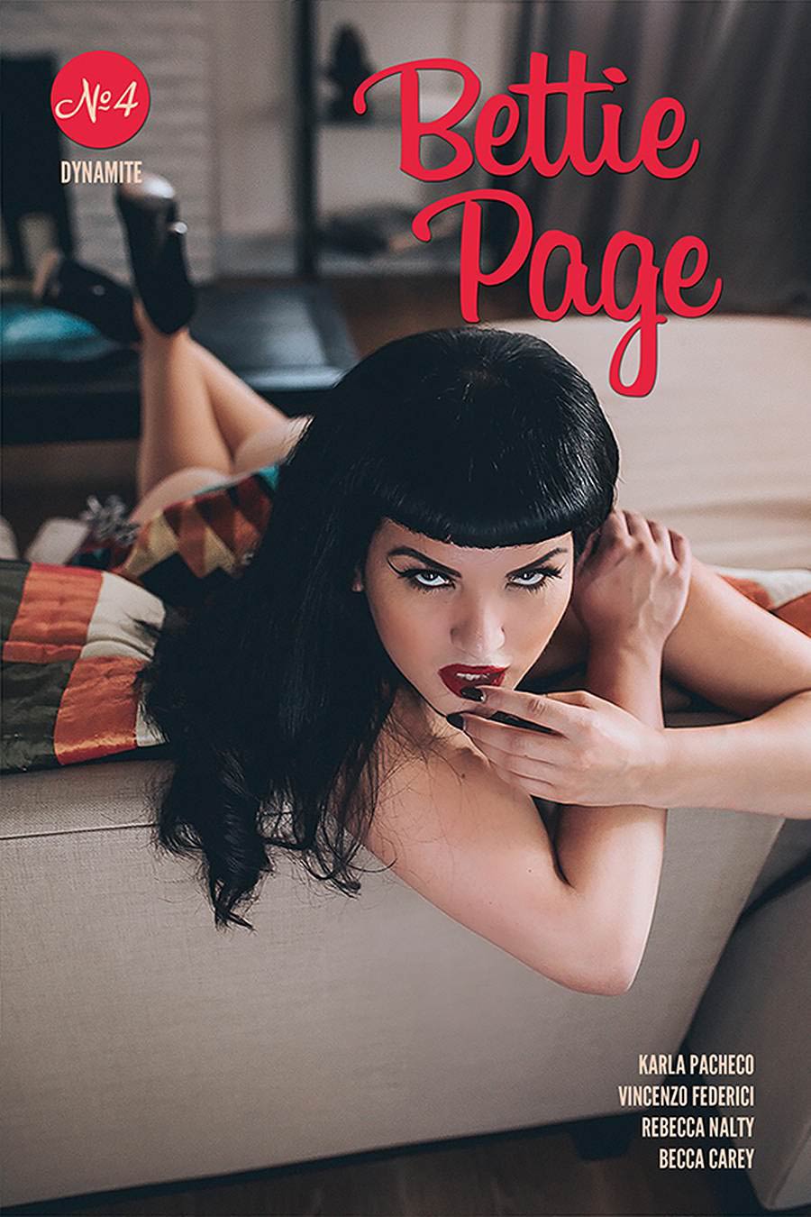 Bettie Page Vol 3 #4 Cover D Variant Elizabeth Becerril Cosplay Photo Cover